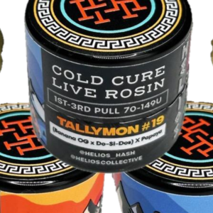 Tallymon 19 Cold Cure Live Hash Rosin – Helios Hash