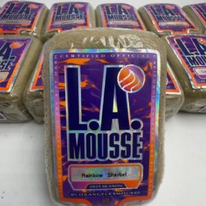 La Mousse: Rainbow Sherbet (Hash) — Premium Full-melt dry shift hash | Delivery Worldwide