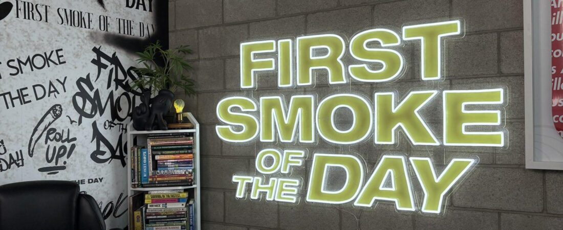 First Smoke of the day.